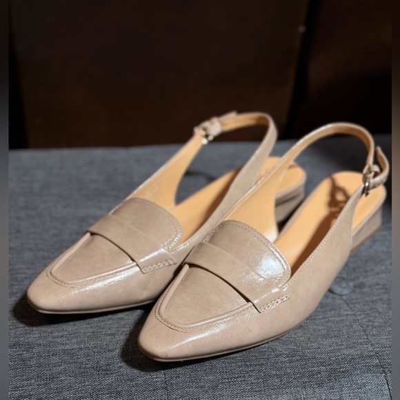 Naturalizer Shoes - Naturalizer - Classic Taupe Slingback Loafer Flats - Women (size 11)